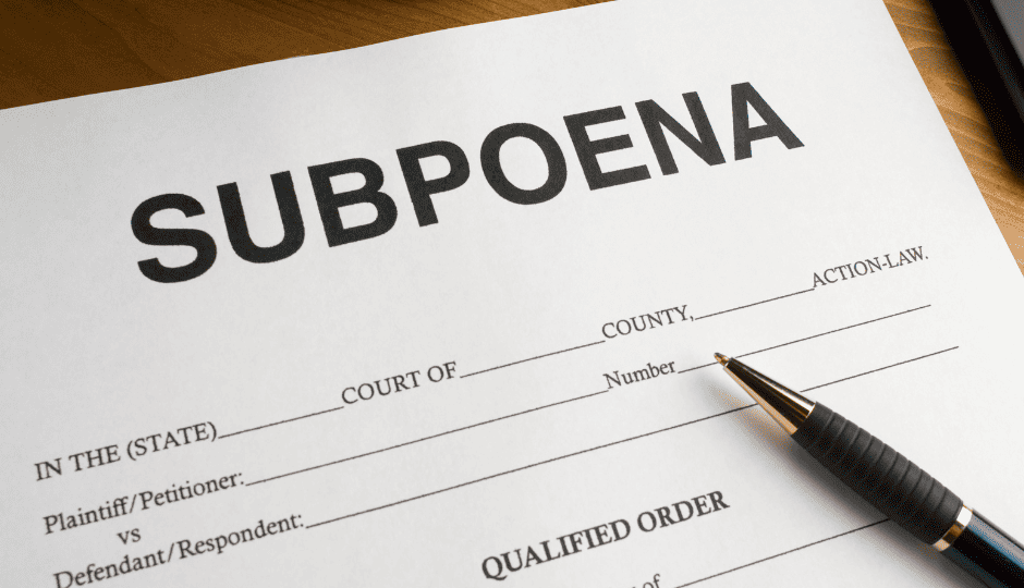 5 Subpoena